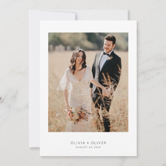 Trouwpuzzel save the date (Voorkant)