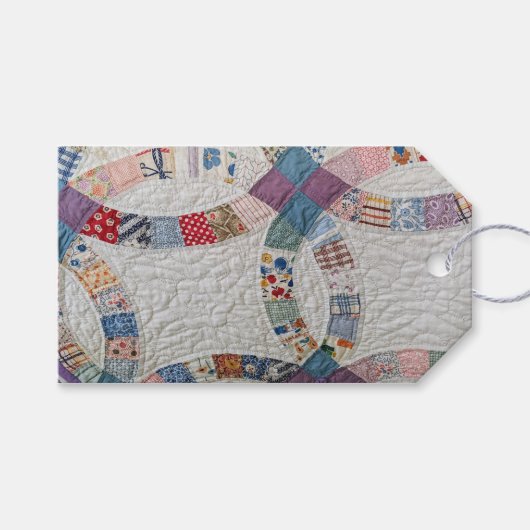 Trouwquilt foto cadeaulabel (Voorkant (Horizontaal))