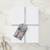 Trouwquilt foto cadeaulabel (Met Touw)