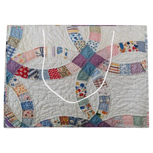 Trouwquiltfoto groot cadeauzakje (Voorkant)