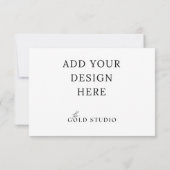 Trouwreactiekaart RSVP-sjabloon (3,5 x 5 inch) RSVP Kaartje (Achterkant)