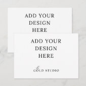 Trouwreactiekaart RSVP-sjabloon (3,5 x 5 inch) RSVP Kaartje (Voorkant / Achterkant)