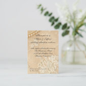 Trouwreceptie Bijlage Kant en Parels (Staand voorkant)