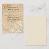 Trouwreceptie Bijlage Kant en Parels (Voorkant / Achterkant)