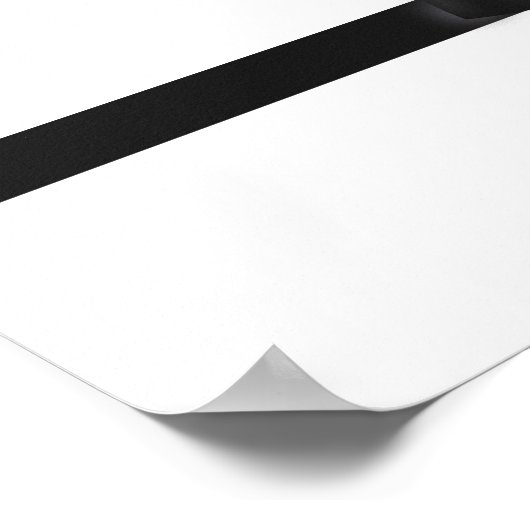 Trouwreceptie bord zwart-wit afdruk 45x60 cm poster (Hoek)