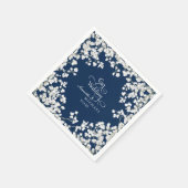 Trouwreceptie Decor Baby's Ademkrans Bloemen Servet (Hoek)