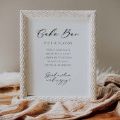 Trouwreceptie decoratie cake bar bord