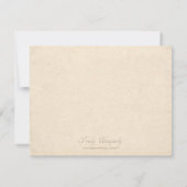 Trouwreceptie Enclosure Antiek / Vintage Kaart (Achterkant)
