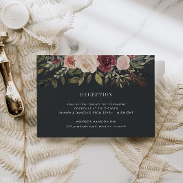 Trouwreceptie Enclosure Card Moonlight Garden Informatiekaartje