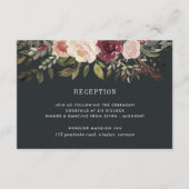 Trouwreceptie Enclosure Card voor Moonlight Garden Informatiekaartje (Voorkant)