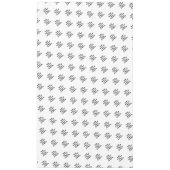 Trouwreceptie Familie Vrienden Tafel Typografie Tafelkleed (Voorkant)