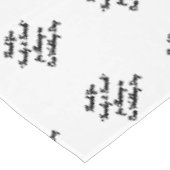 Trouwreceptie Familie Vrienden Tafel Typografie Tafelkleed (Gekanteld)