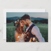 Trouwreceptie Fijne Huwelijk Ever After Kaart (Achterkant)