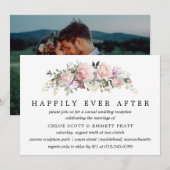 Trouwreceptie Fijne Huwelijk Ever After Kaart (Voorkant / Achterkant)