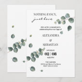 Trouwreceptie Kaart (Voorkant / Achterkant)