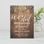 Trouwreceptie Kaart (Staand voorkant)