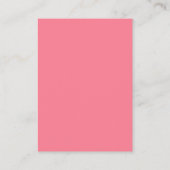 Trouwreceptie Kaarten Roze & Witte libel (Achterkant)