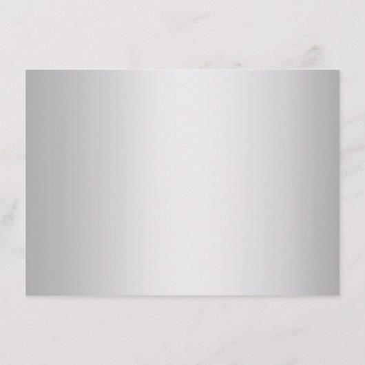 Trouwreceptie | Lichtgevende Zilveren Strepen Informatiekaartje (Achterkant)