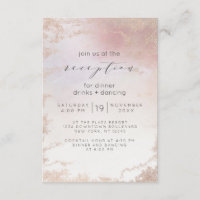 Trouwreceptie met ombre roze roze bevroren folie