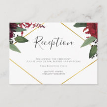 Trouwreceptie | Rijke Burgundy Marsala Bloemen