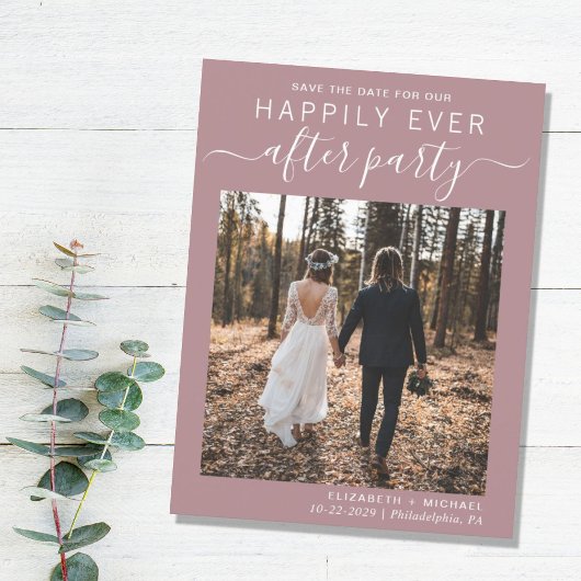 Trouwreceptie Stof Roze Bewaar De Datum Aankondigingskaart