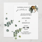 Trouwreceptie Uitnodiging (Voorkant / Achterkant)