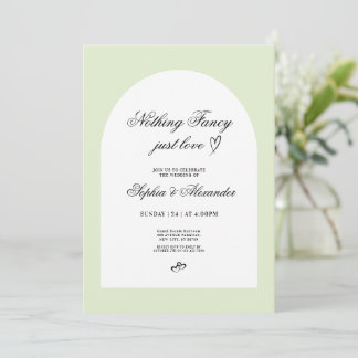Trouwreceptie Uitnodiging bij Elopement, Arch Groe