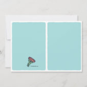 Trouwreceptie uitnodiging na de bruiloft (Achterkant)