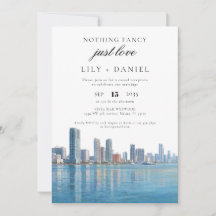 Trouwreceptie voor een Elopement in Miami