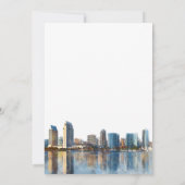 Trouwreceptie voor een San Diego elopement Kaart (Achterkant)