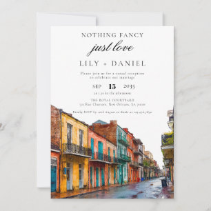 Trouwreceptie voor Elopement in New Orleans Kaart