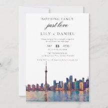 Trouwreceptie voor Elopement in Toronto
