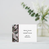 trouwreceptiedetails. informatiekaartje (Staand voorkant)