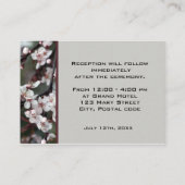 trouwreceptiedetails. informatiekaartje (Achterkant)