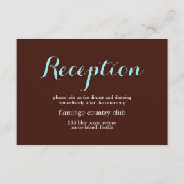 Trouwreceptiekaart Kaart