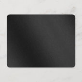 Trouwreceptiekaart met stralende belofte informatiekaartje (Achterkant)