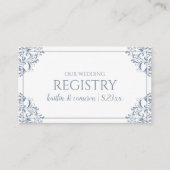 Trouwregister Kaarten - Nadine - Dusty Blue (Voorkant)