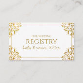 Trouwregister Kaarten - Nadine - Faux Gold Foil (Voorkant)