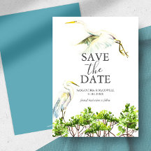 Trouwreis Tropische Vogel Save The Date