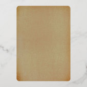 Trouwrepetitie diner onder een oude eikenboom folie uitnodiging (Achterkant)