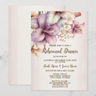 Trouwrepetitie Dinner Party Boho Pink Kaart