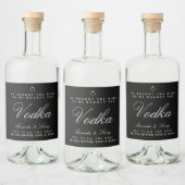 Trouwring Betrokkenheidsdrankfleslabel Likeurfles Etiket (Flessen)