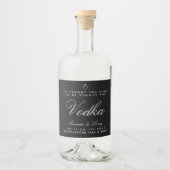 Trouwring Betrokkenheidsdrankfleslabel Likeurfles Etiket (Voorkant)