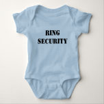 Trouwring beveiliging bruidsfeest romper<br><div class="desc">Trouwring veiligheid bodysuit voor bruiloft partij.</div>