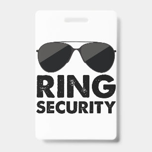 Trouwring Beveiliging Trouwring Badge