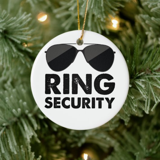 Trouwring Beveiliging Trouwring Keramisch Ornament (Boom)