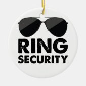 Trouwring Beveiliging Trouwring Keramisch Ornament (Voorkant)