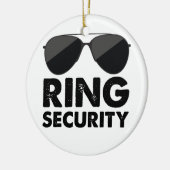 Trouwring Beveiliging Trouwring Keramisch Ornament (Links)