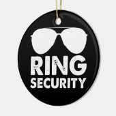 Trouwring Beveiliging Trouwring Keramisch Ornament (Links)
