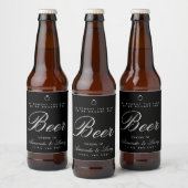 Trouwring Engagement Bierlabels Bier Etiket (Flessen)